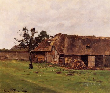  farm Painting - Farm near Honfleur Claude Monet